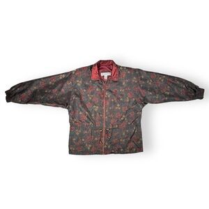 Vintage Floral Windbreaker